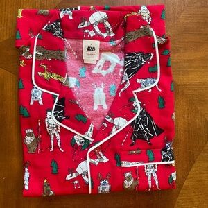 Hanna Andersson adult Star Wars pj set Medium top and bottom